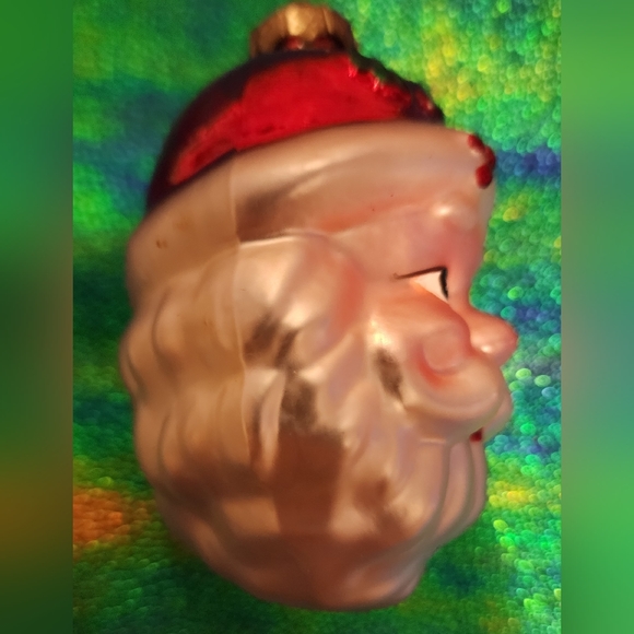 Santa Vintage Mercury blown Glass Christmas holiday ornament BENIFITS CHARITY - Picture 4 of 5